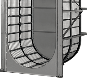 Wastewater screen.Wastewater treatment. Great White Center Flow Screen. Fine Screens